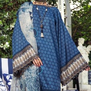New Maria b lawn 2022 mprint salwarkaneez